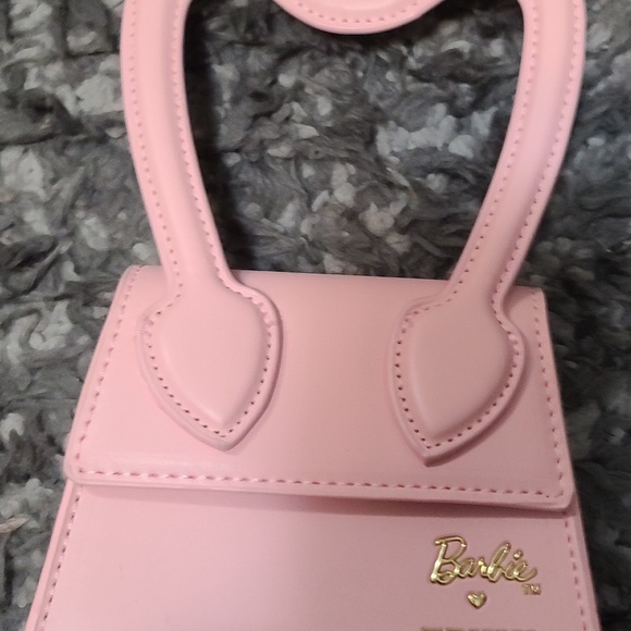 Handbags - Baby pink Truly Beauty X Barbie handbag New!!!